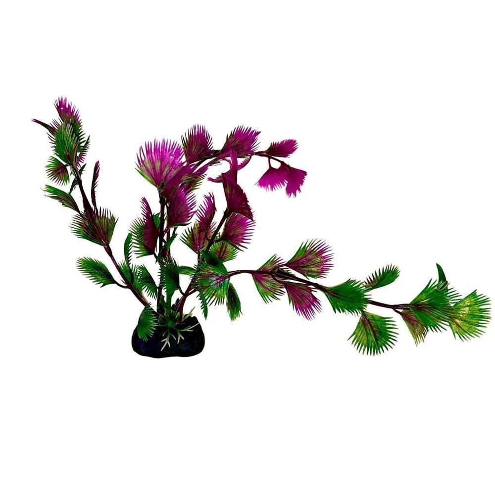 Purple Artificial Underwater Plant Aquarium Plant Fish Tank Landscape Decor
